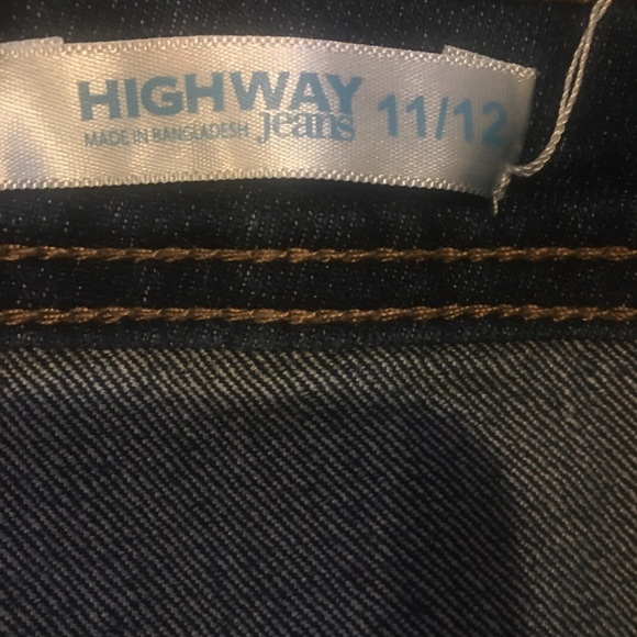 Blue denim overalls Sz 11/12 zipper in back - Picture 3 of 3